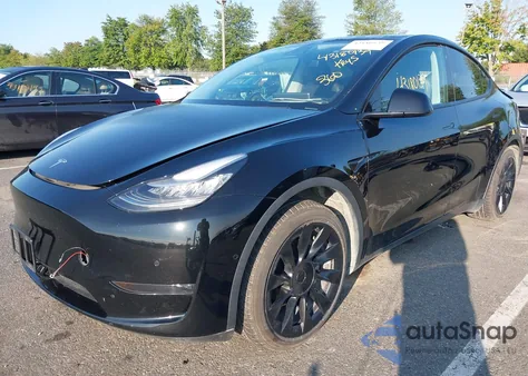 2020 Tesla Model Y Long Range Dual Motor All-Wheel Drive из США, поврежденный, VIN 5YJYGDEE0LF048369